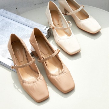 Cadi 瑪莉珍低跟鞋(二色)