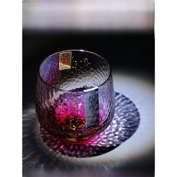 日式八千代星空杯傳統手作鑲嵌金箔吹制清酒啤酒杯網紅爆款慧山造