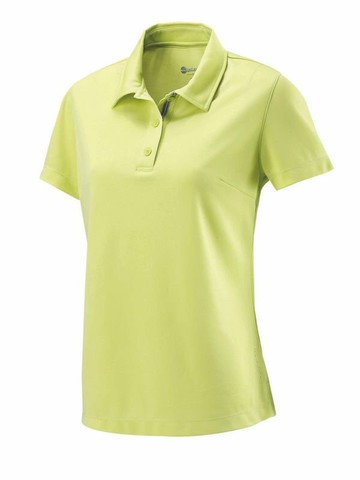 【【蘋果戶外】】零碼出清 荒野 W1621-34 檸檬黃 女 疏水紗素色短袖POLO衫 吸濕排汗 運動上衣 休閒 運動 快乾透氣 輕薄舒適 WildLand