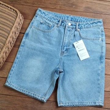 每年夏季都在穿 線下299 經典配色 男士親膚全棉牛仔短褲五分褲