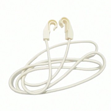 韓國 Damda Home 彈力固定繩 米色 總長171.5cm (包含掛勾182cm) 聚酯+P.P  1條