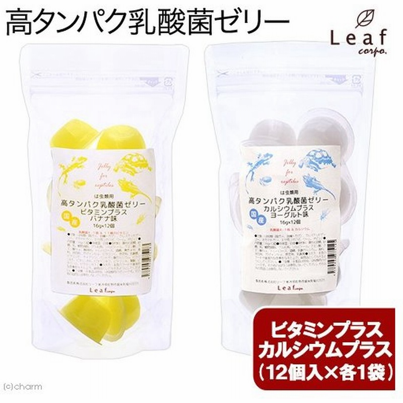 高タンパク乳酸菌ゼリー ２種お試しセット 各１６ｇ １２個 昆虫 爬虫類用 通販 Lineポイント最大0 5 Get Lineショッピング