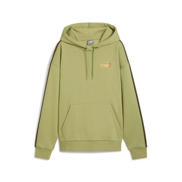 PUMA 基本系列Minimal Gold Tape長厚連帽T恤 女性