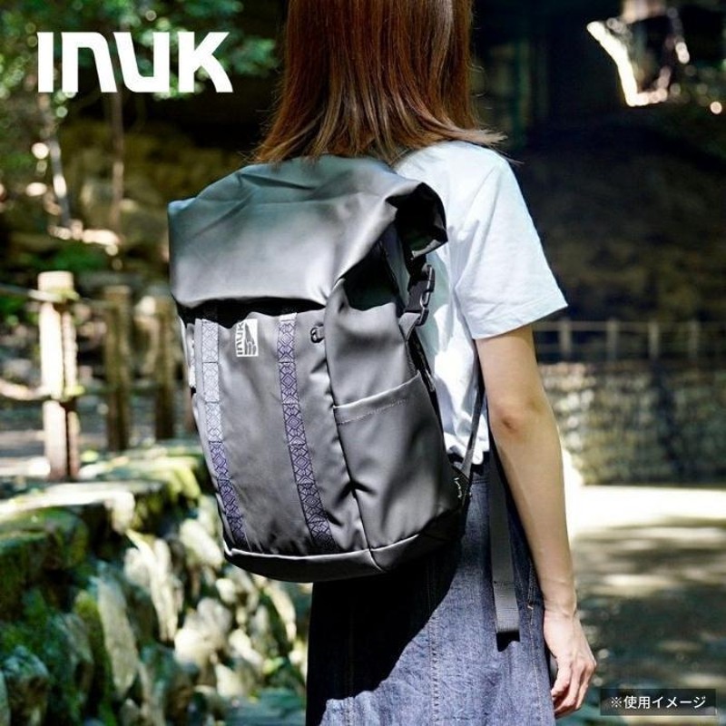 INUK イヌーク バックパック YUUL-WR WATERSHED Recy-Coated Black IKB2100409 | LINEショッピング