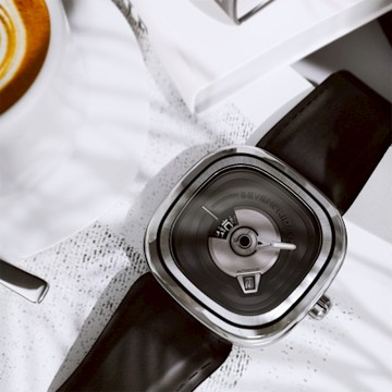 SEVENFRIDAY PE1/01 極簡設計自動上鍊機械錶 母親節送禮推薦-44.5X44mm