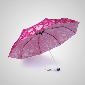 德國kobold遮陽傘晴雨兩用三折傘女防曬傘太陽傘彩膠