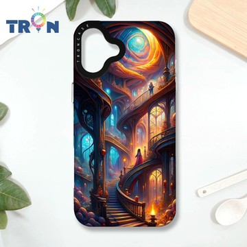 TRON IPHONE 16 PLUS 樓梯與少女 MAGSAFE 磁吸 防摔 太空殼 透白 手機殼