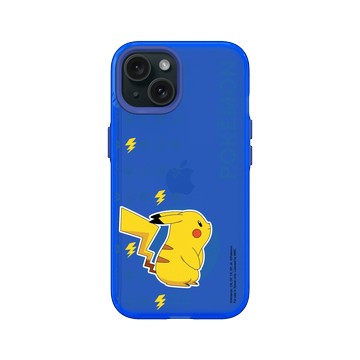 iPhone 15 Clear 激光藍 - 寶可夢 Pokemon - 印花系列-寶可夢