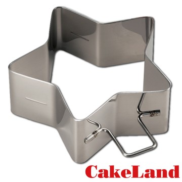 【日本CakeLand】日本麵包蛋糕不銹鋼深型煎烤模-星型-日本製 (NO-1697)