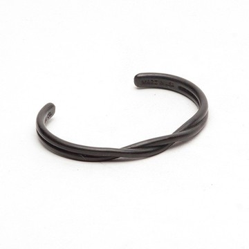 美國 M&U 手工染黑黃銅 Twisted 手環