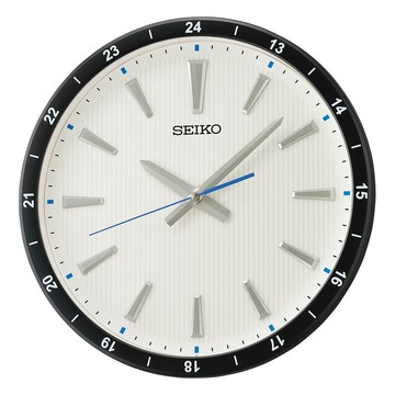 SEIKO SEIKO 精工 立體時標 滑動式靜音造型時鐘 掛鐘 QXA802J