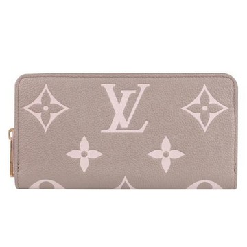Louis Vuitton LV M28793 Zippy Monogram雙色壓花ㄇ字拉鍊長夾