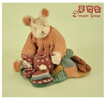 1995 Gnomy's荷蘭娃娃 AB400 老鼠媽媽下午茶 ★ Zakka'fe ★