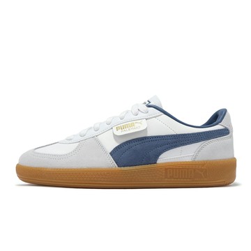 Puma 休閒鞋 Palermo Lth 男鞋 白 藍 膠底 麂皮 復古 德訓鞋 39646424