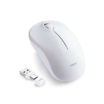 RASTO RM35 雙介面Type C +USB超靜音無線滑鼠