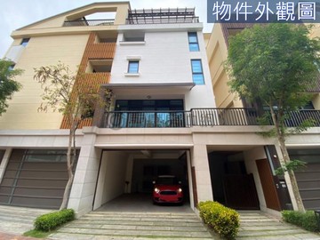 史博館特區●國揚翡翠莊園●９米面寬雙車電梯別墅｜台南市安南區環館路