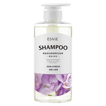 ESNIE 伊絲妮 輕盈控油胺基酸洗髮精 經典小蒼蘭 580ml  1瓶