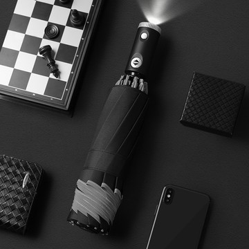 [一留好物]LED燈自動式反向傘（LED手柄⎪全自動傘柄⎪反向設計）