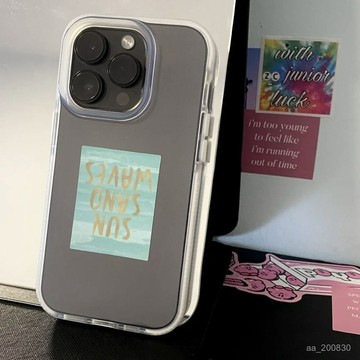 ✨限時下殺✨小紅書英文標簽iPhone14透明12/8plus手機殻x/xs蘋果11promax中國