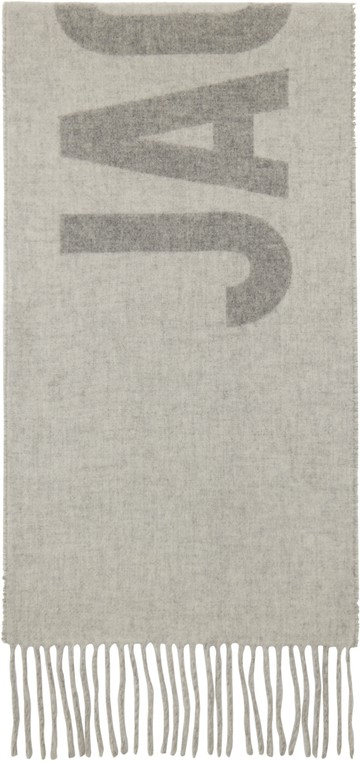 JACQUEMUS 灰色 Les Classiques 系列 L'écharpe Jacquemus 围巾