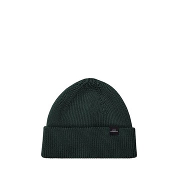 Mika Low Beanie 短版保暖反摺豆豆帽 (森林綠)