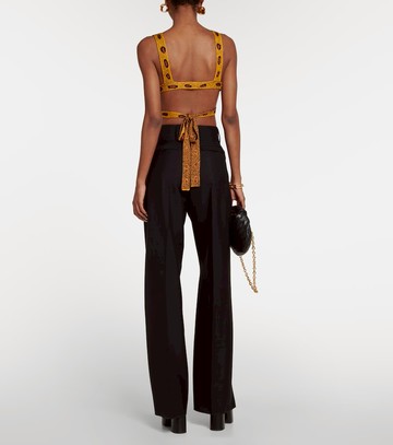 Altuzarra Davion jacquard knit crop top