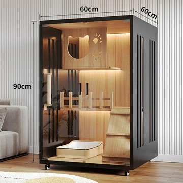 貓別墅 貓屋 貓籠 貓窩 貓籠子 貓舍 寵物籠 實木貓別墅 家用貓籠 豪華貓屋 室內貓別墅 全景貓櫃 貓窩爬架 一體貓咪房子 貓籠子