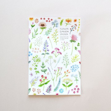 花園貼紙 | 防水PVC貼紙，適用於規劃師與拼貼畫 | 每張10張