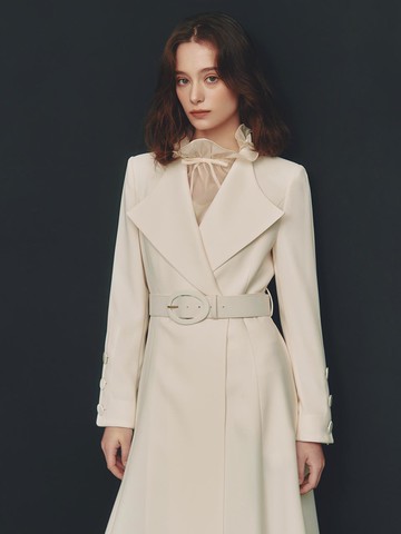 Anna / Belted Trench Coat (2color)