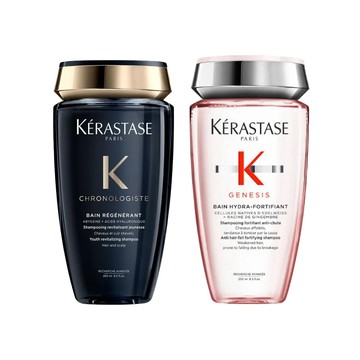 【Kerastase 卡詩】黑鑽極萃逆時+粉漾芯生髮浴 250ml