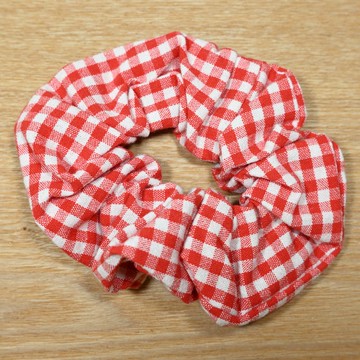 紅白 小格仔 大腸髮圈
