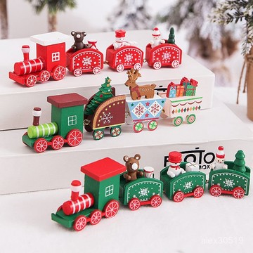 【熱銷優品】聖誕禮物小火車兒童小禮品聖誕節擺件玩具裝飾品幼兒園禮盒包裝