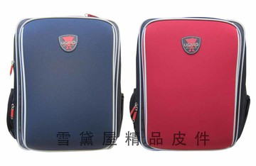 限時 滿3千賺10%點數↘ | ~雪黛屋~UNME 後背書包二層主袋彈性保護肩帶設計特殊EVA高密度超輕量泡棉MIT製可A4資料夾中高年級適用U3088
