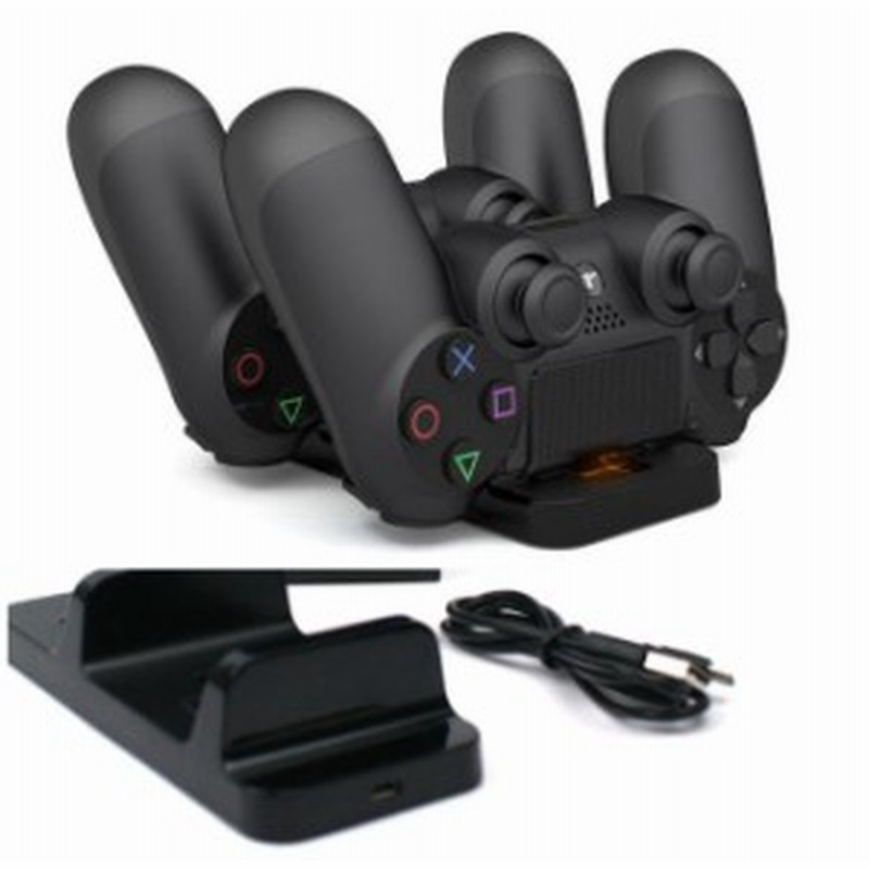 Sony Playstation4 プレイステーション4 Ps4コントローラー対応 充電スタンド 2台同時に充電超便利 B484 ネコポス不可 通販 Lineポイント最大1 0 Get Lineショッピング