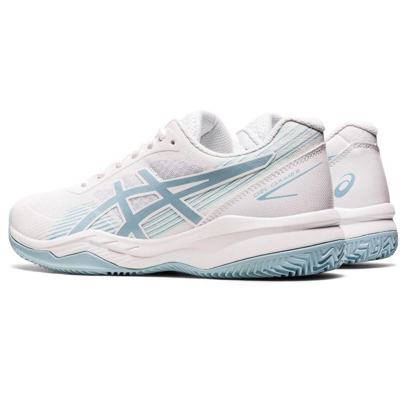 アシックス / asics】GEL-GAME 8 CLAY/OC WHITE/SMOKE BLUE ホワイト