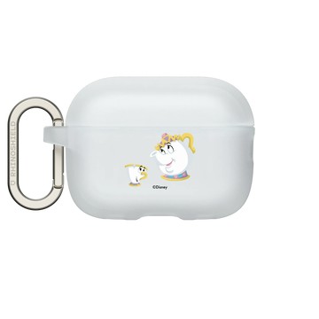 AirPods Pro 2 AirPods Case 透明 - 迪士尼-公主系列 Disney Princess - 美女與野獸-茶壺太太和阿奇