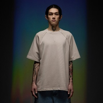 【BLACK LABEL】寬鬆短T 圓領短T 男生短T 休閒短T 素色短T 中性上衣 短袖上衣 短T T恤 上衣 短袖