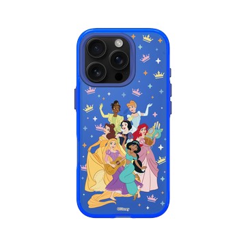 iPhone 16 Pro Clear 激光藍 - 迪士尼-公主系列 Disney Princess - 迪士尼公主 - 公主角色集合