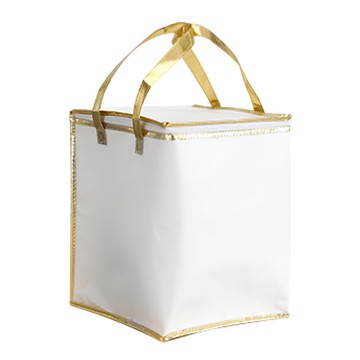 6寸蛋糕保冰袋 加高  26 x 26 x 32cm  白金色  1個