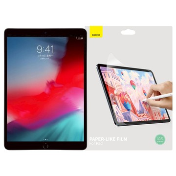 Baseus 倍思 0.15mm全覆蓋類紙膜  iPad Pro/Air3 10.5英吋/iPad 7/8/9 2019/2020/2021  透明色  1片