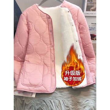 內膽棉衣女2025冬季打底加絨加厚時尚小棉襖短款保暖羽絨棉服外套
