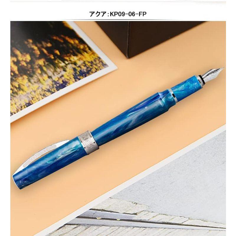 ビスコンティ VISCONTI 万年筆 ミラージュ アクア 細字 F