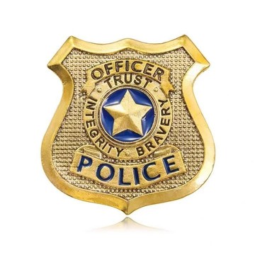 ⚡臺灣出貨⚡兔子狐狸警察胸針瘋狂動物城兔子cos道具卡通配飾品小禮物徽章