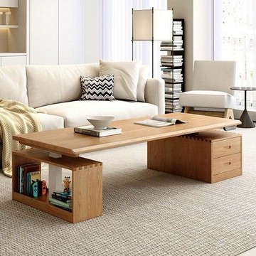 免運 公司貨 包安裝 電動升降桌 北歐實木電動可升降茶幾餐桌兩用客廳家用茶桌茶臺小戶型長方形 可開發票 全館八折 工廠現貨直銷 新品特價 h11213