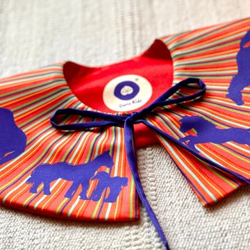 新年限定 煙花小馬-竹綻萬象新 原創 兒童 裝飾假領