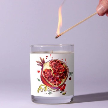 JUST BEE/石榴和檸檬皮蠟燭