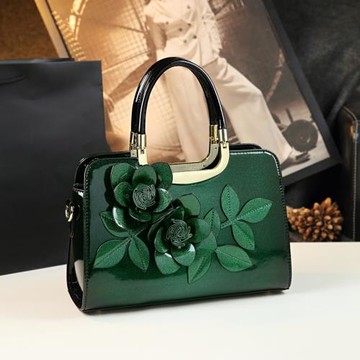 高級感上班手提包女2025新款時尚真皮媽媽女士包包中年大氣斜挎包