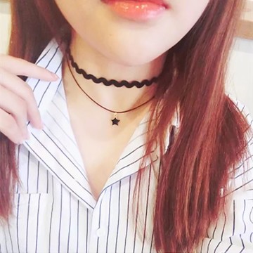 客製化鏈長🇹🇼台灣手工製作 頸鏈 波浪雙層星星金 - BEMYLOVE & DUSHA