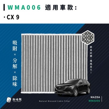 無味熊｜汽車冷氣濾網 馬自達 - CX 9