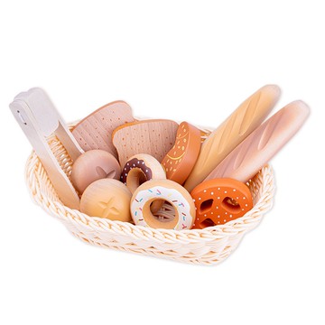 荷蘭 New Classic Toys - 西式麵包籃組合-12件組